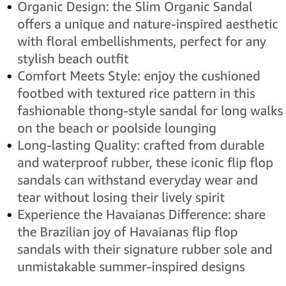 NWT Women's Havaianas Floral Flip Flops - Picture 9 of 9